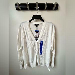 NWT Banana Republic Ladies’ Cotton Cardigan (White)